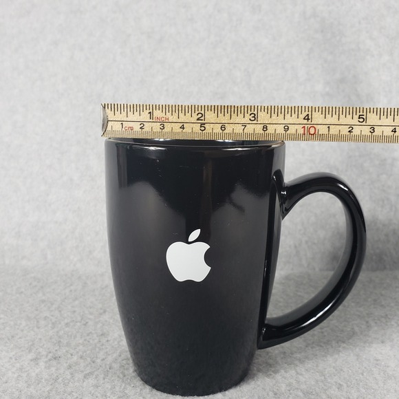 Black Apple Logo Coffee Mug - Picture 2 of 7